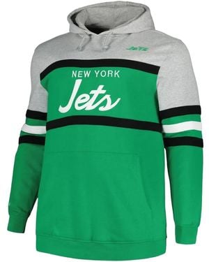 Mitchell & Ness Striped Hoodie - Green