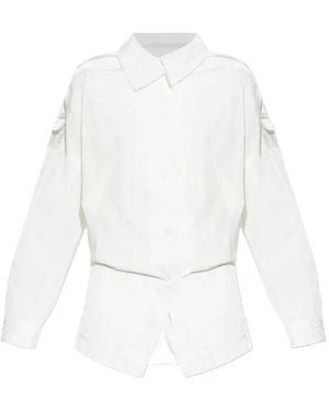 IRO Wouna Epaulette-Detail Twisted-Waist Jacket - White