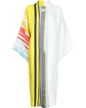 Bambah Gestreepte Tuniek - Wit