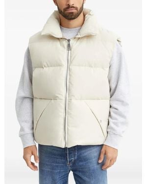 Khrisjoy Zip Padded Gilet - Natural