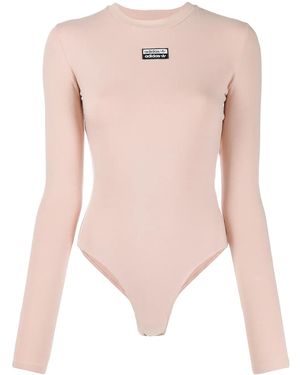 adidas Bodysuit Met Logo - Roze