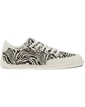 Be Lenka Rebound Zebra-Print Trainers - White