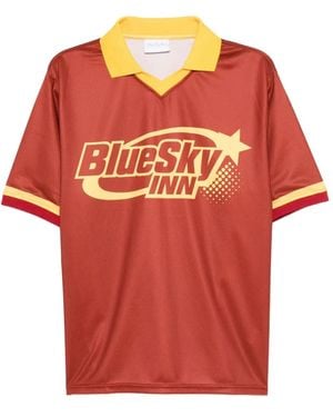 BLUE SKY INN T-Shirt De Football À Logo Imprimé - Rouge