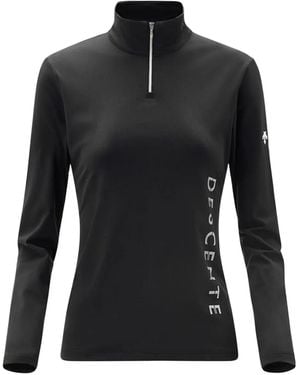 Descente Vertical-Logo Top - Black