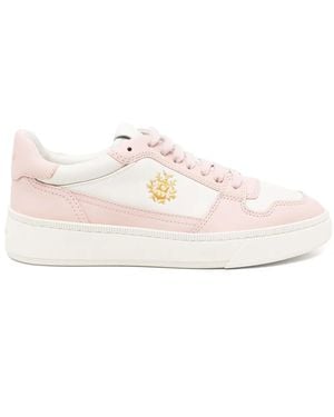 Bally Rea Leather Sneakers - Pink
