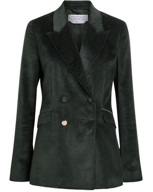 Gabriela Hearst Chaqueta de pana con doble botonadura - Negro