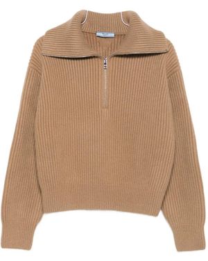Prada Cashmere Jumper - Natural