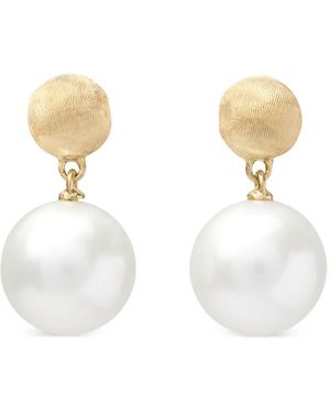 Marco Bicego Orecchini Pendenti Con Perle - Bianco
