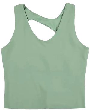 Nike Zenvy Dri-Fit Cutout Tank Top - Green