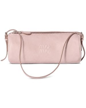 Miu Miu Nappa Leather Pouch - Pink