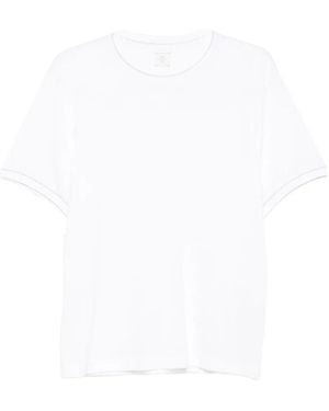 Eleventy Crew-Neck Cotton T-Shirt - White
