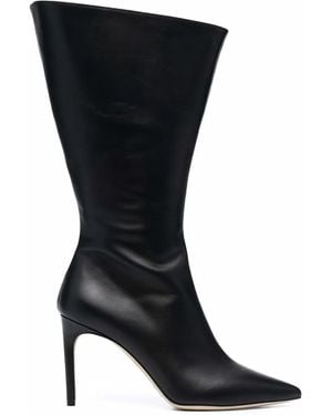 Giannico Victoria Leather Boots - Black