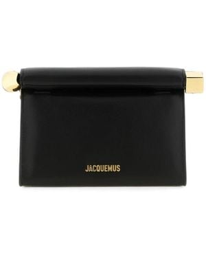 Jacquemus Rond Carré Clutch - Schwarz