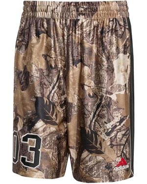 adidas Camouflage Shorts - Brown