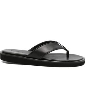 Dear Frances Capri Flat Sandals - Black