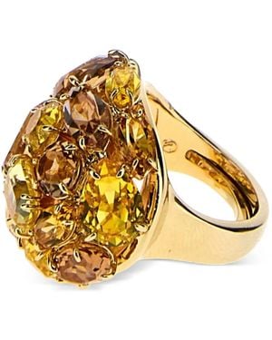 Swarovski Gema Verfraaide Ring - Metallic