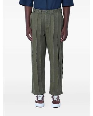 Vans Broek Met Vlakken - Groen