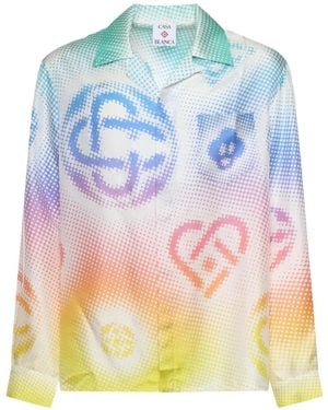 CASABLANCA Silk Shirt - Yellow