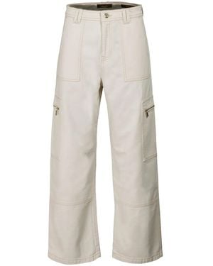Moorer Pantaloni Dritti - Grigio