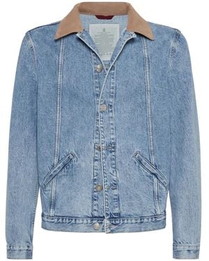 Brunello Cucinelli Denim Jacket - Blue