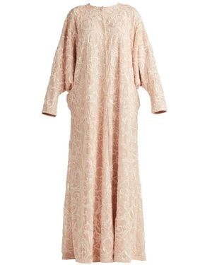 Tadashi Shoji Langärmeliges Kleid Mit Blumen - Natur