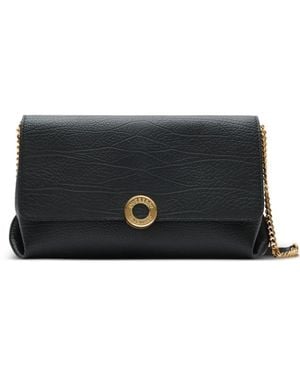 Burberry Leather Chain-Strap Clutch - Black