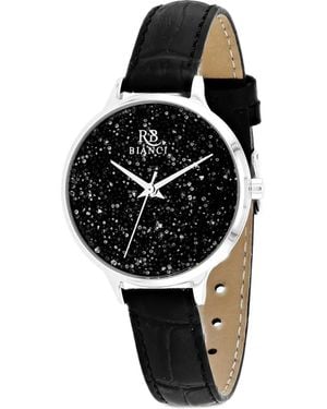 Roberto Bianci Gemma Crystal 32Mm Watch - Black
