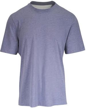 Brunello Cucinelli Crew-Neck T-Shirt - Blue