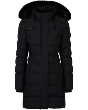 Moose Knuckles Watershed 3 Parka With Detachable Shearling Trim Clothing - Black
