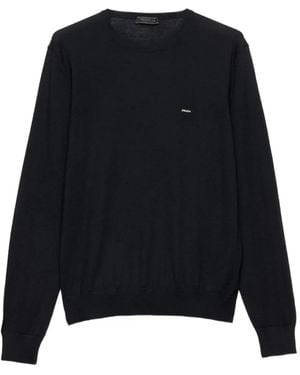 Prada Superfine Wool Crew-Neck Jumper - Black