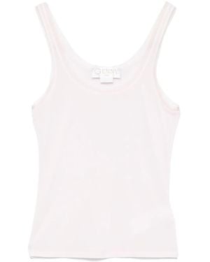 Genny Jersey Tank Top - White