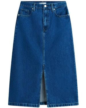 Tommy Hilfiger Emi Midi Skirt - Blue
