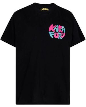 KARAFURU X Rawtype Riot Graphic-Print T-Shirt - Black