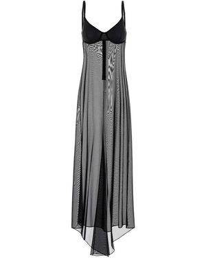 Balenciaga Stretch Tulle Naked Dress - White