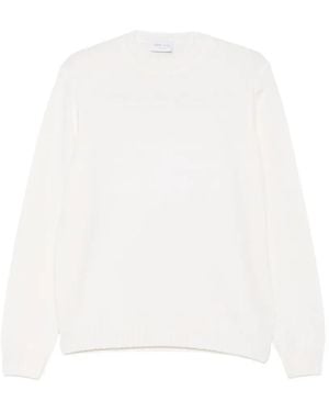 Heritage Crew-Neck Sweater - White
