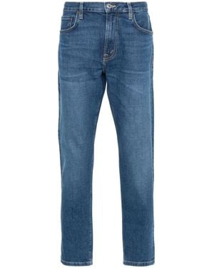 Jeanerica Low-Rise Tapered Jeans - Blue