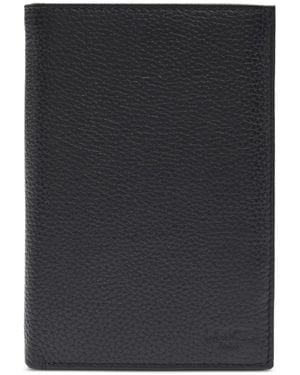 Lancel Leon Grained Leather Wallet - Black