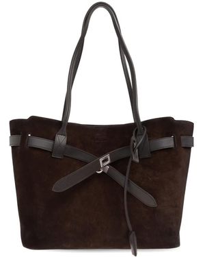 Balenciaga Medium Bel Air leather tote bag - Schwarz