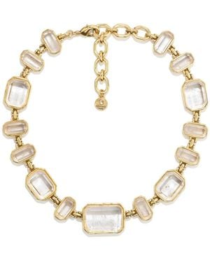 Goossens 24Kt Plated Choker Necklace - Metallic