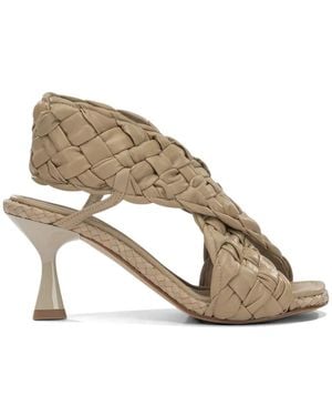Toni Pons Braided Leather Sandals - Metallic