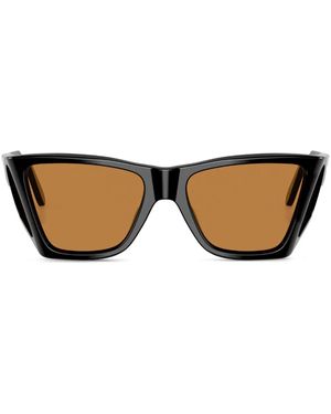 Persol Geometric-Frame Sunglasses - Brown