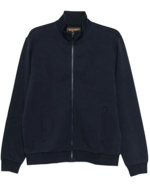 Woolrich Zip-Up High-Neck Jumper - Blue