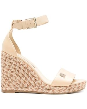 Tommy Hilfiger Alpargatas con cuña de 110 mm - Neutro