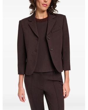 Dorothee Schumacher Blazer À Revers Crantés - Noir