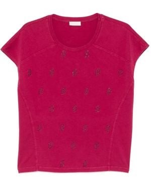 Liu Jo Short-Sleeve T-Shirt - Pink