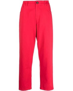 Semicouture Maxene Straight-Leg Pants - Red