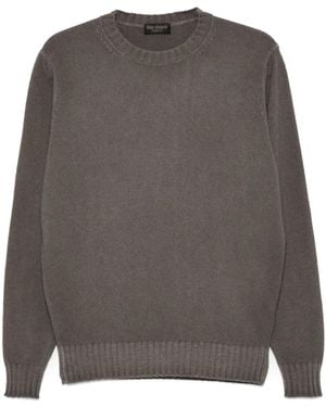 Dell'Oglio クルーネック セーター - グレー