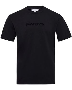 JW Anderson ロゴ Tシャツ - ブラック