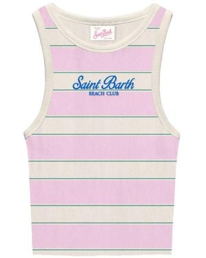 MC2 Saint Barth Gestreepte Top - Roze