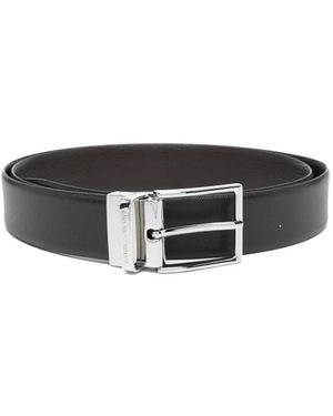 Emporio Armani Leather Belt - Brown